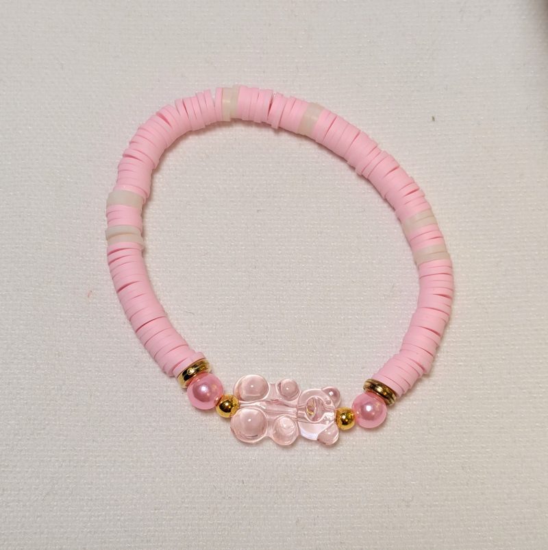 Gummy Bear Friendship Bracelet - Baby Pink
