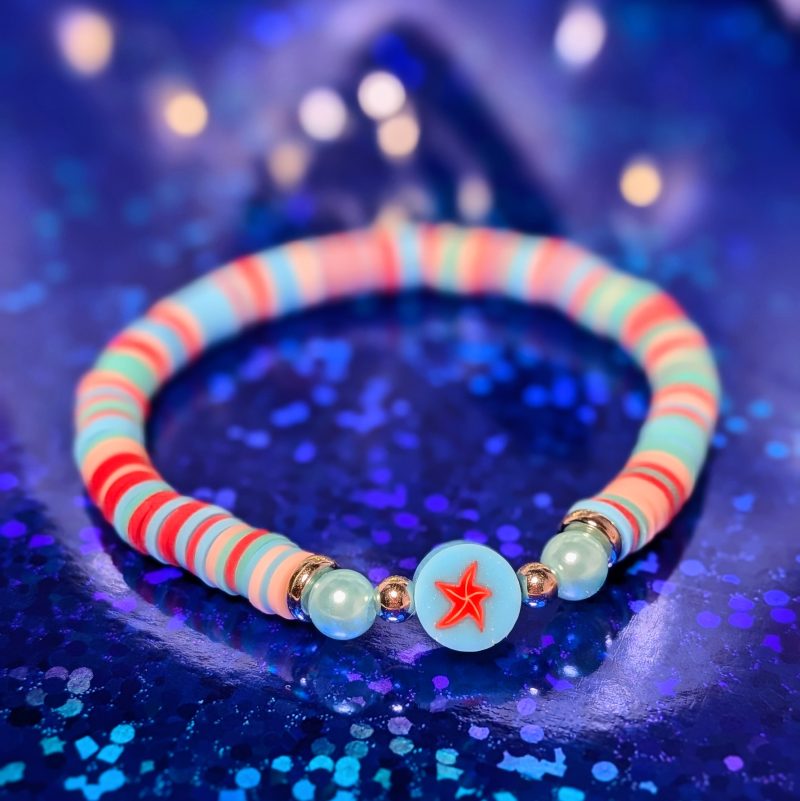 Red Starfish Friendship Bracelet
