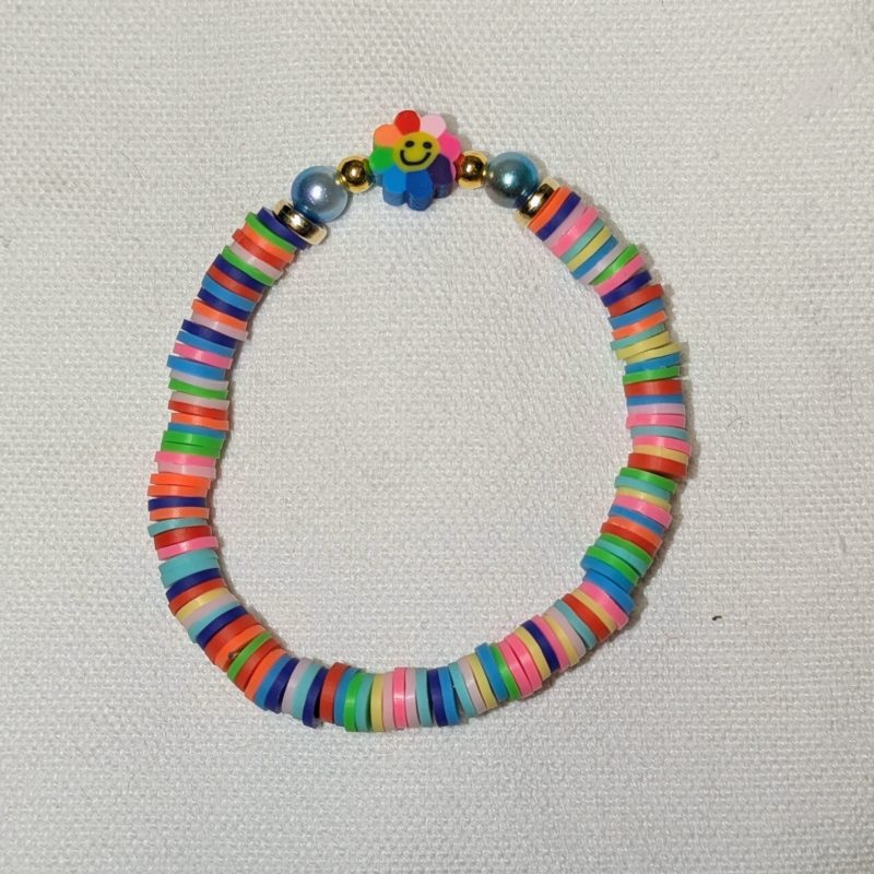 Flower Power Friendship Bracelet 2 - Handmade Mixed friendship bracelet